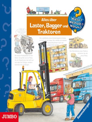cover image of Alles über Laster, Bagger und Traktoren [Wieso? Weshalb? Warum? Folge 38